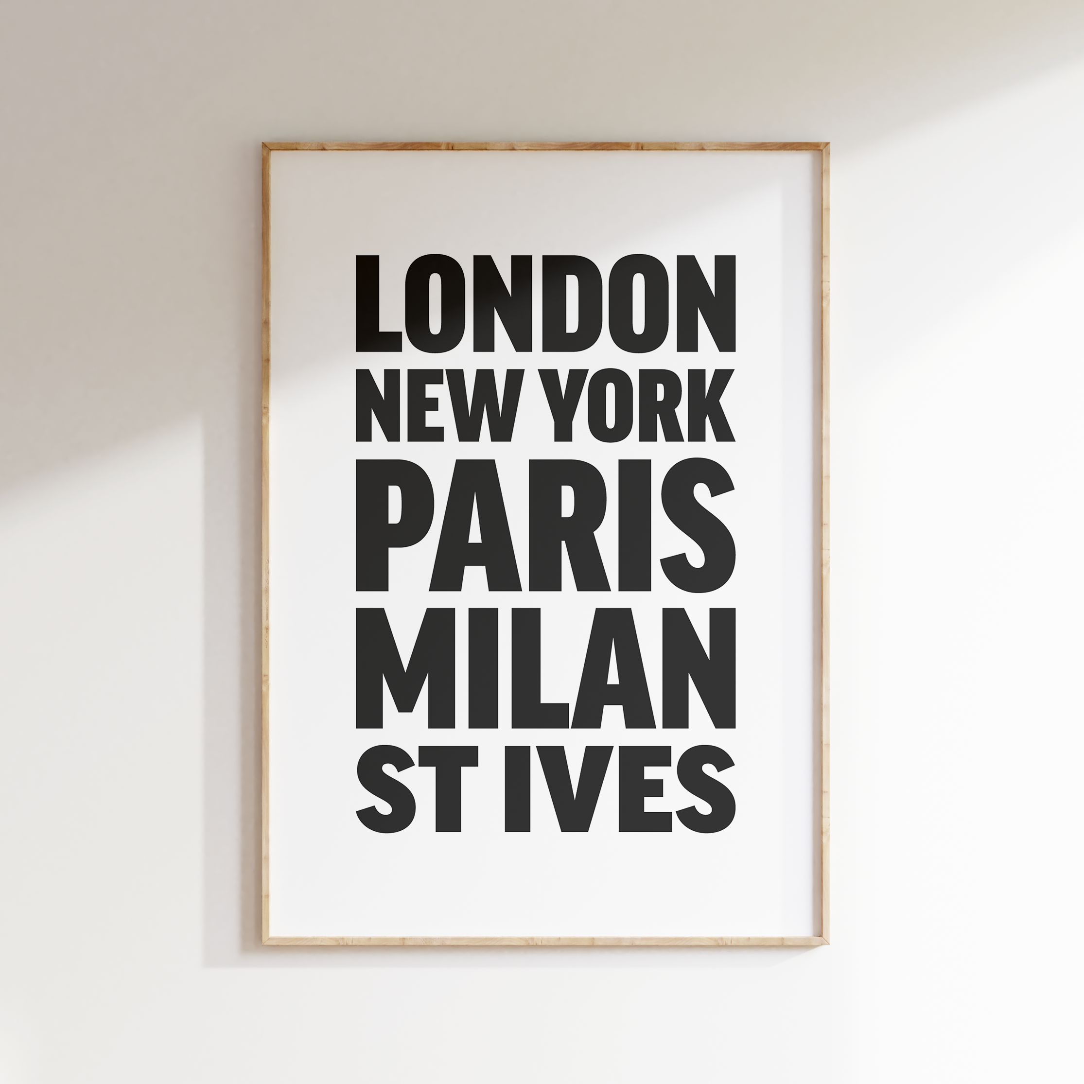 ST IVES poster