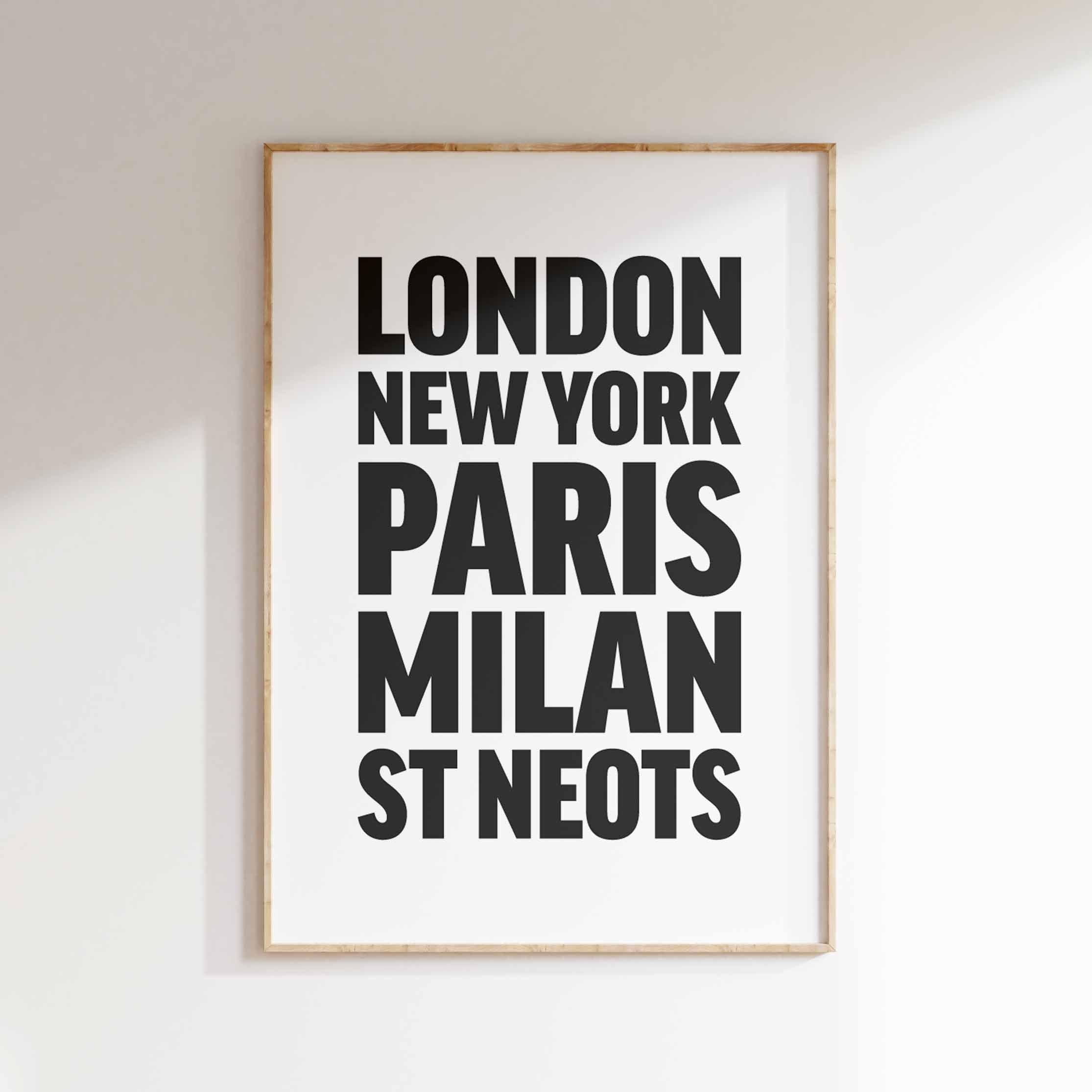 ST NEOTS poster