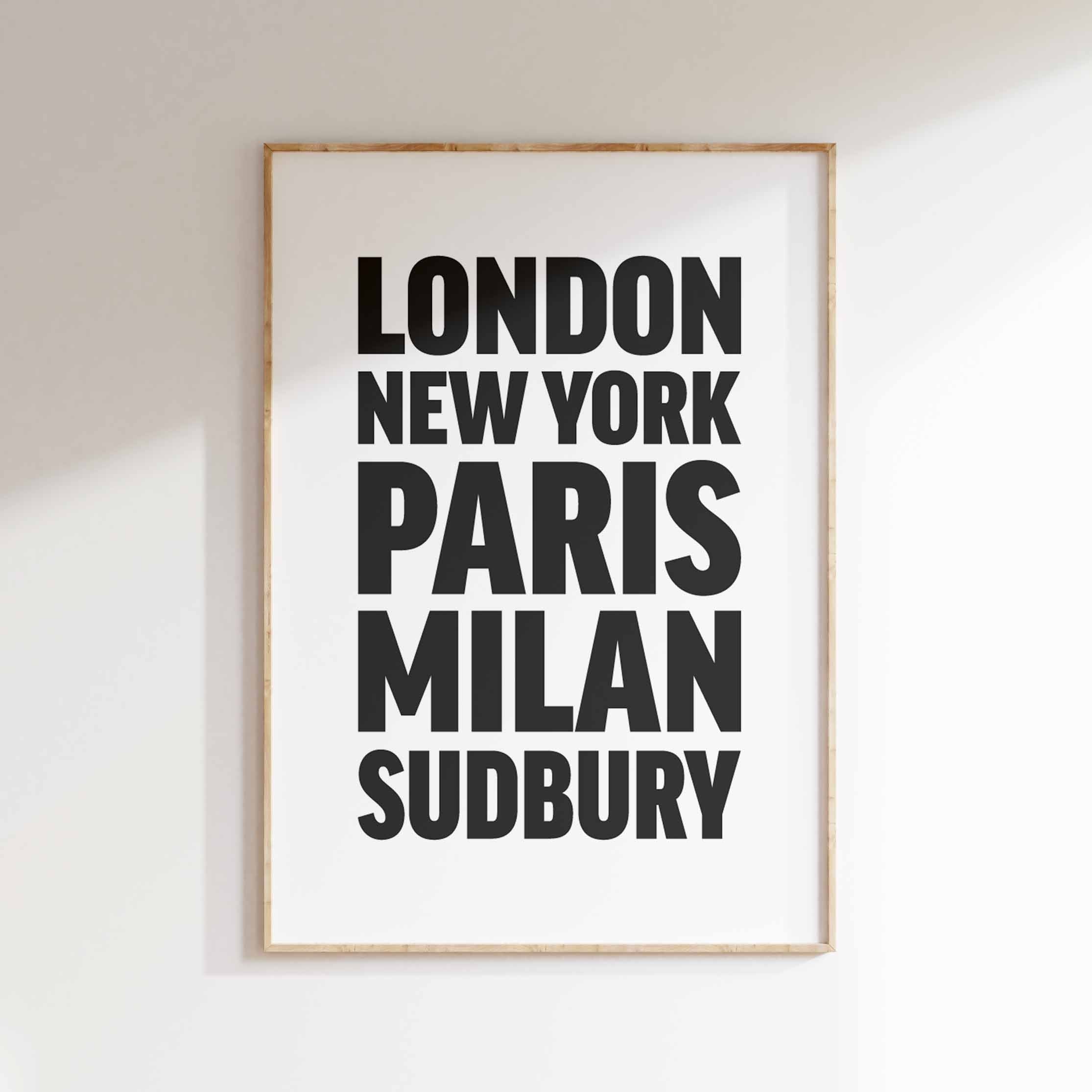 SUDBURY poster