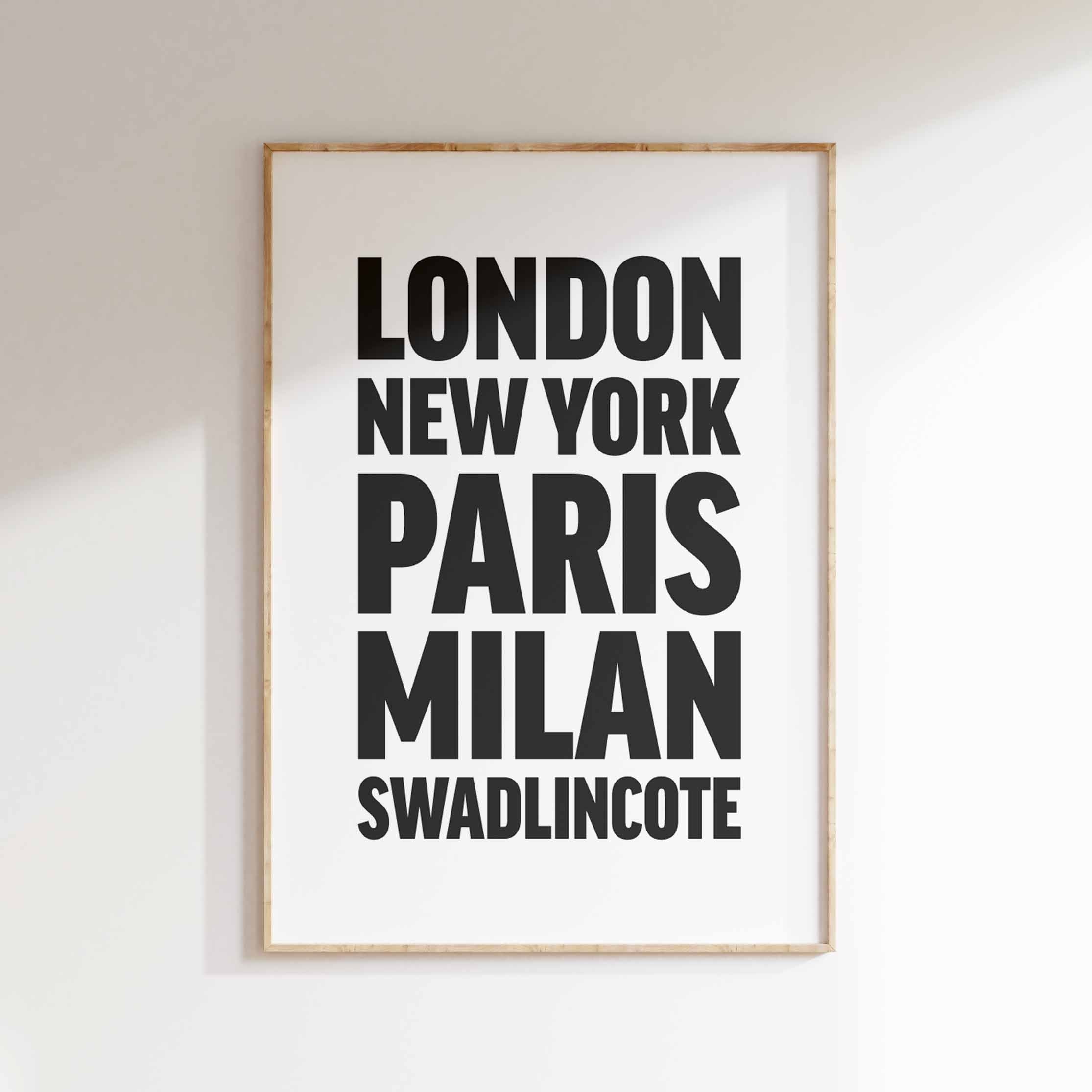 SWADLINCOTE poster