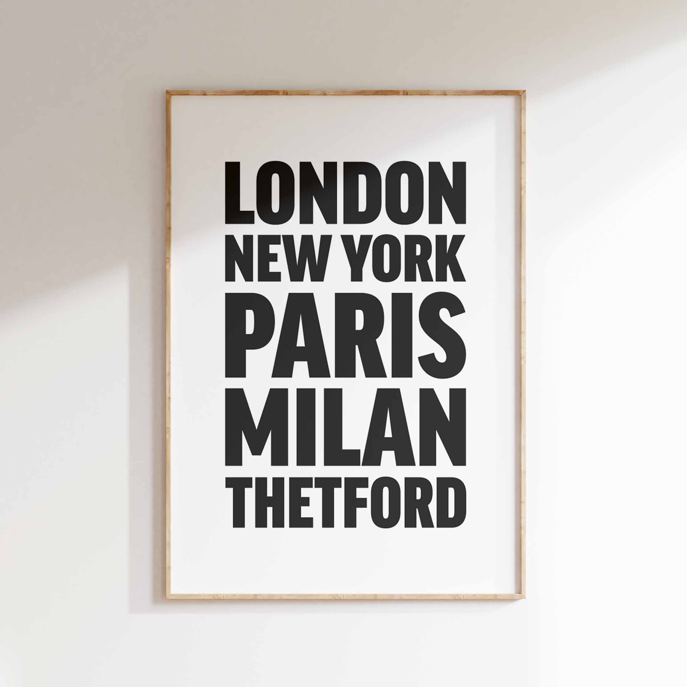 THETFORD poster