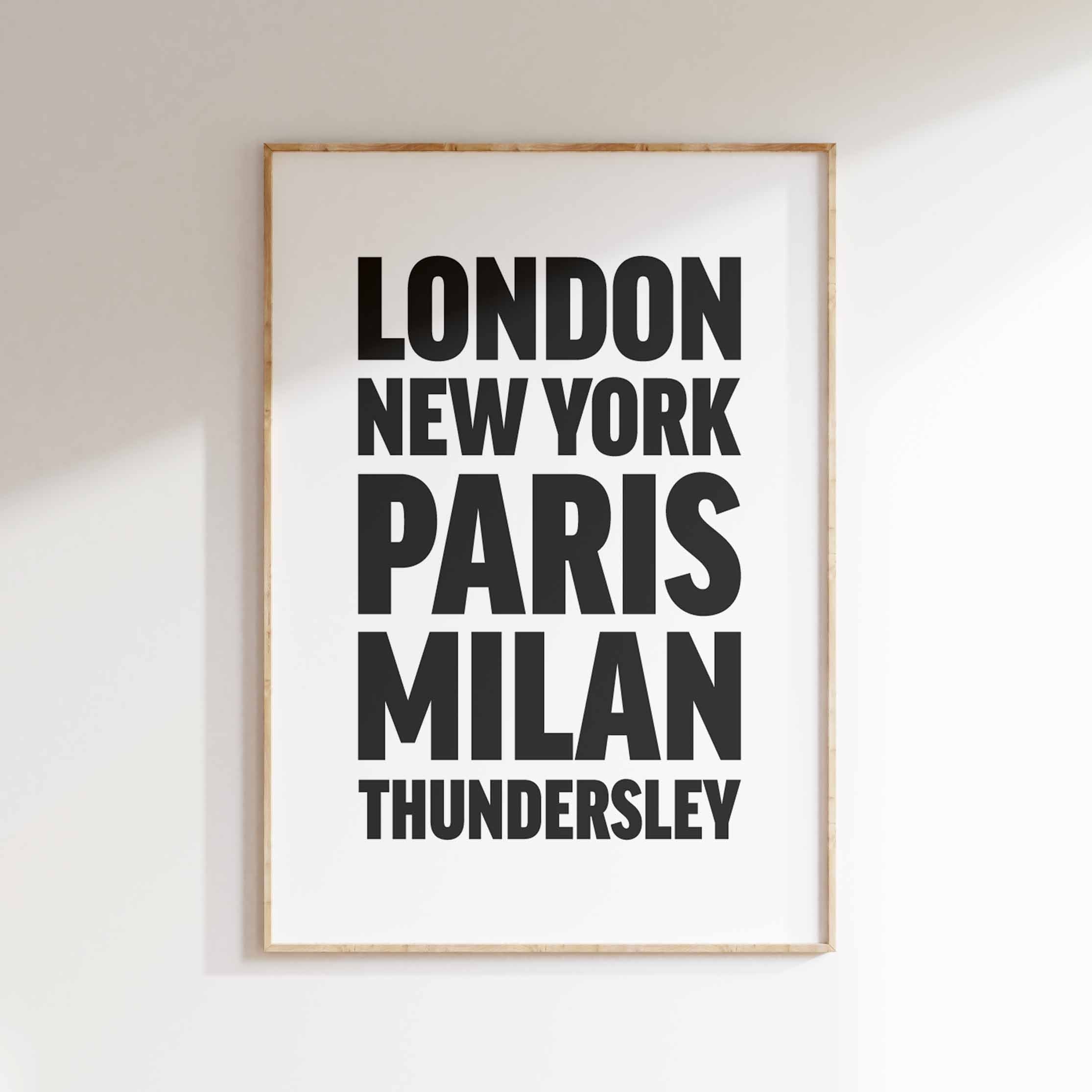 THUNDERSLEY poster