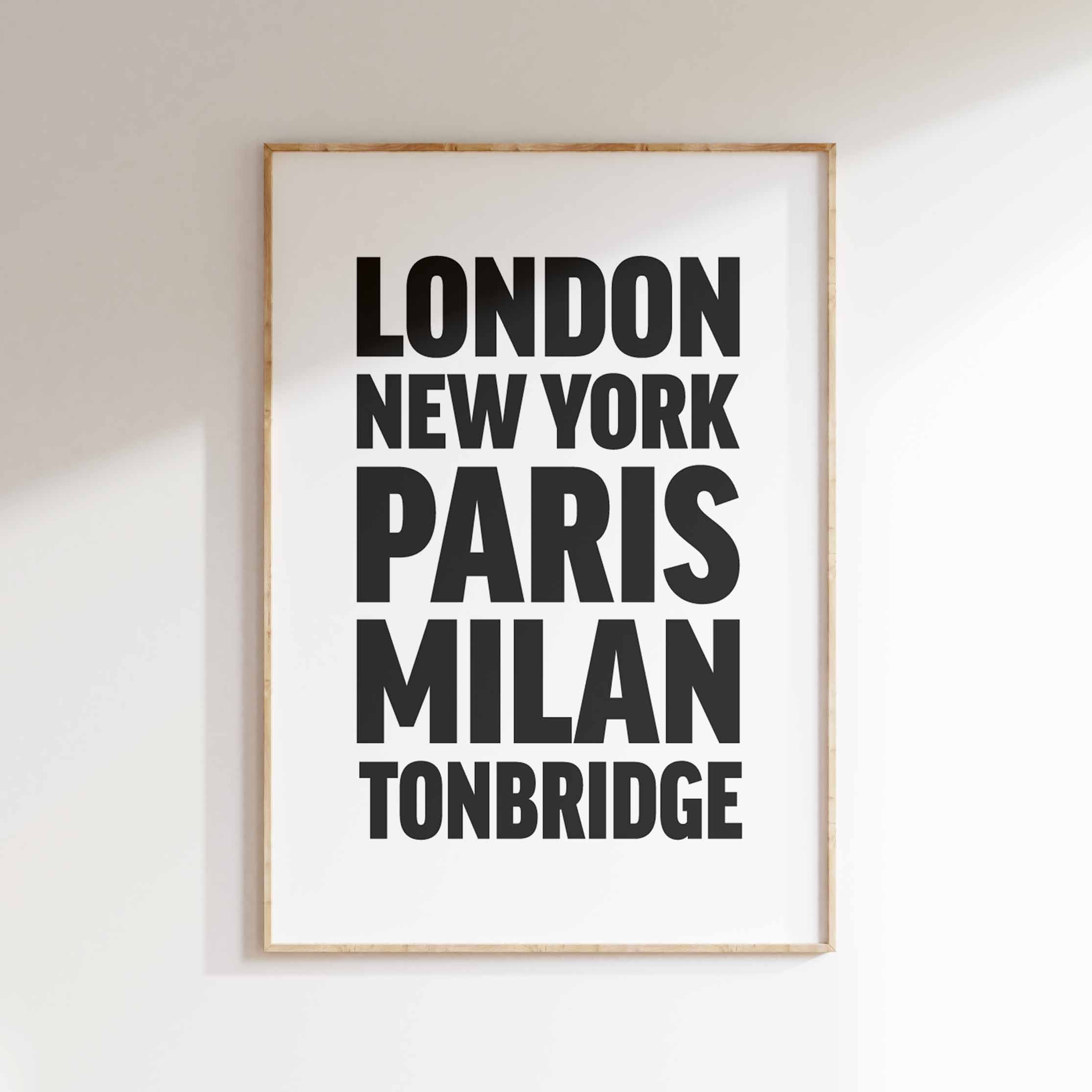 TONBRIDGE poster