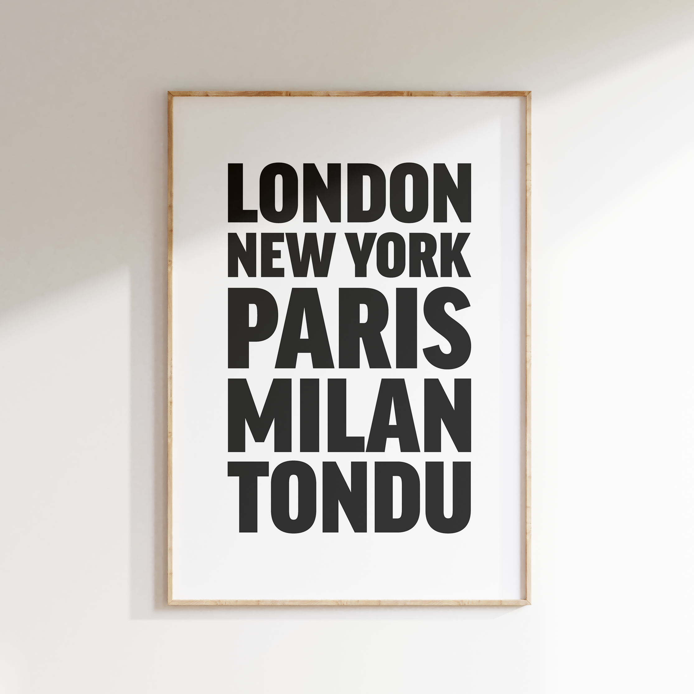 TONDU poster