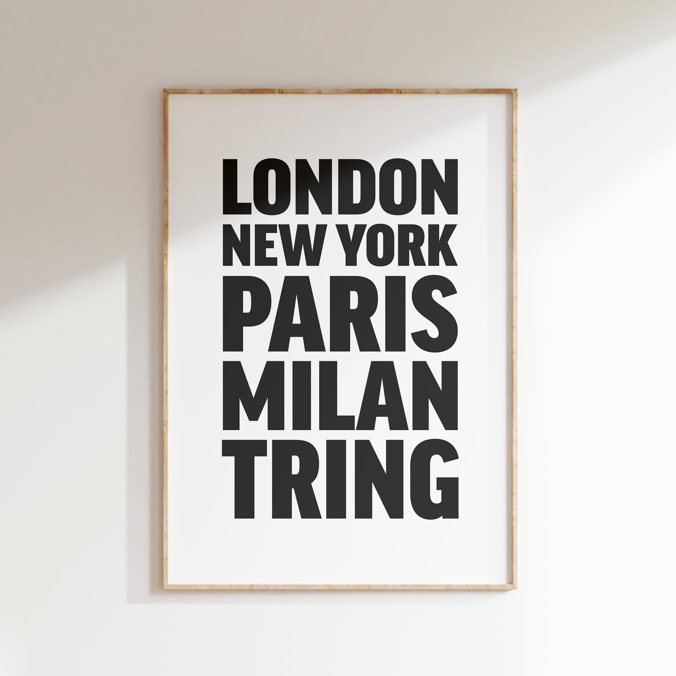 TRING poster