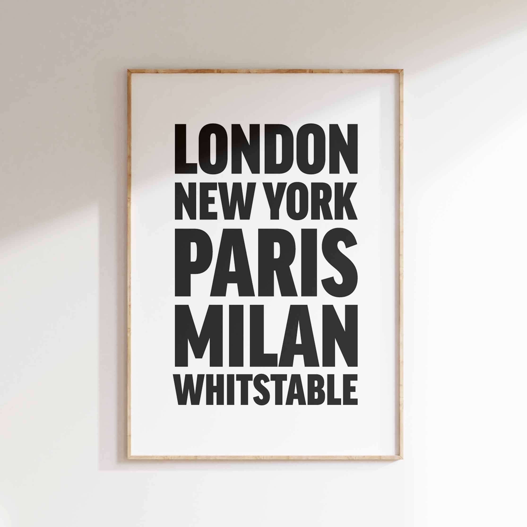WHITSTABLE poster